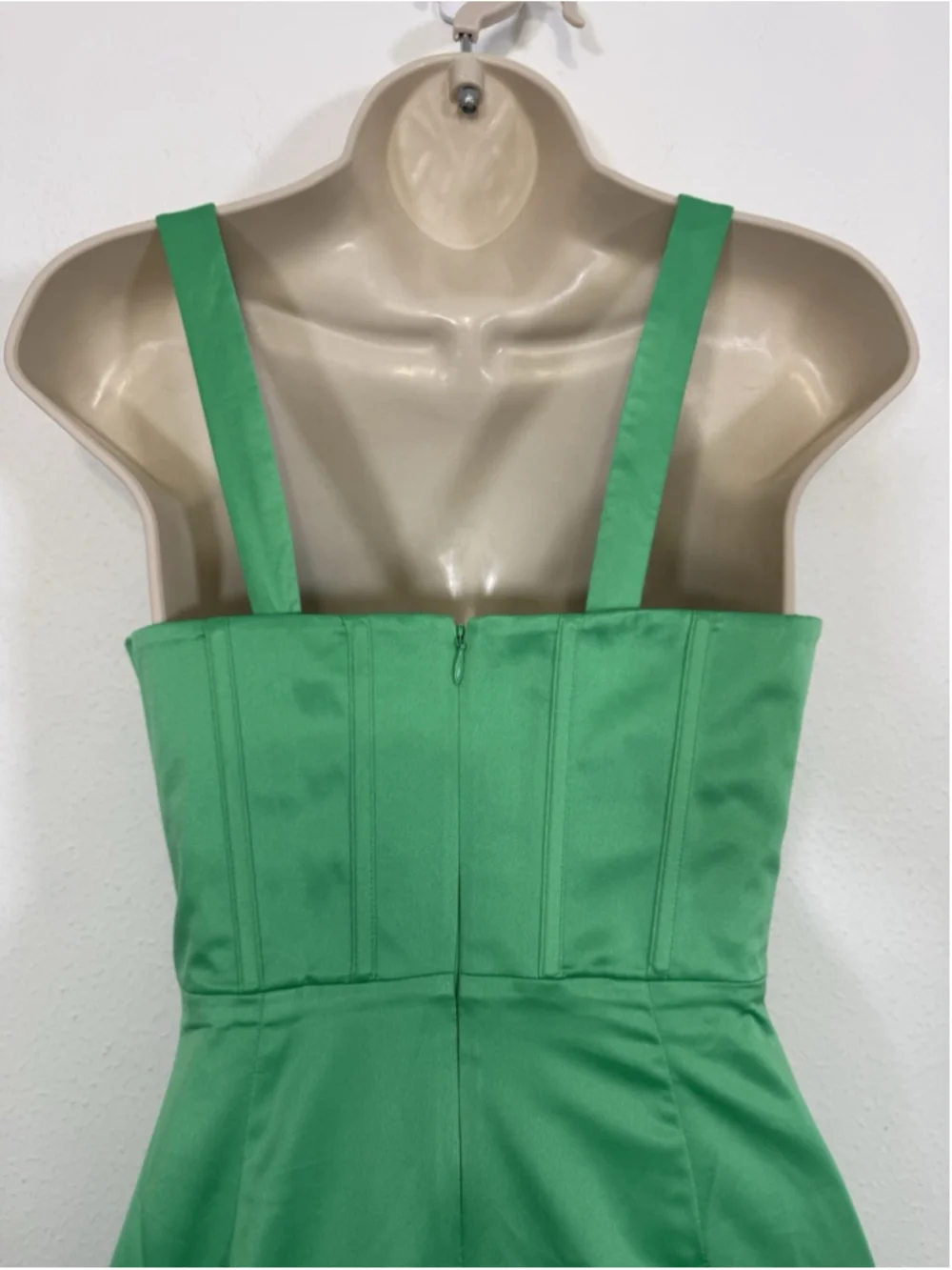 NBD Elodie Maxi Dress Gown In Green $288 XS Formal Corset Cocktail Party Prom